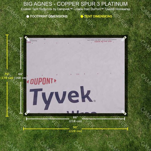 Tyvek footprint for - tyvek,