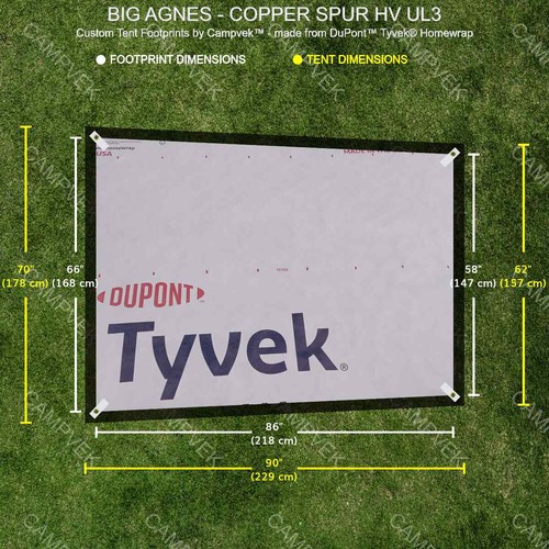 Tyvek footprint for - tyvek,