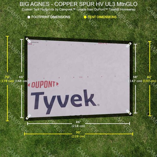 Tyvek footprint for - footprint, the