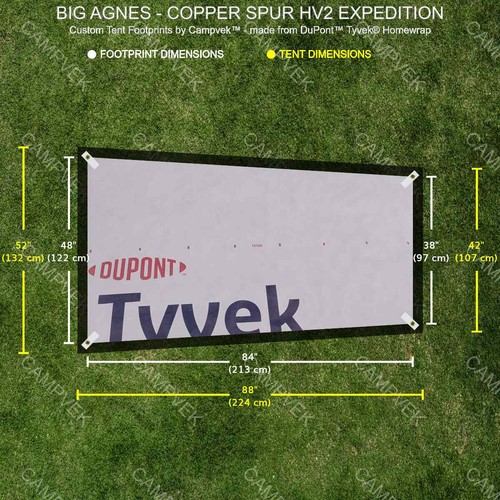 Tyvek footprint for - tyvek, big
