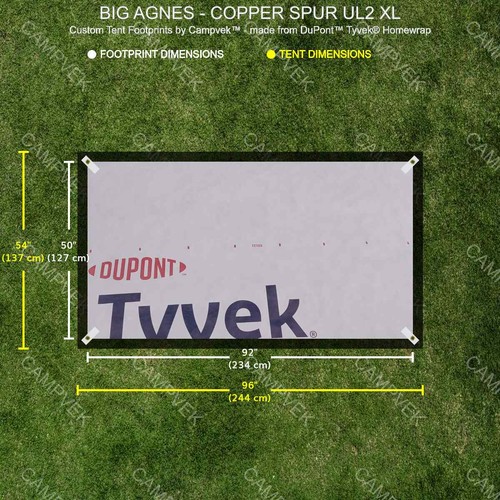 Tyvek footprint for - for, big