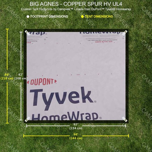 Tyvek footprint for - for, the